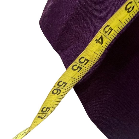 Vintage 90s Scott McClintock Purple Sleeveless Tapered Full Length Dress 4 - Picture 9 of 12